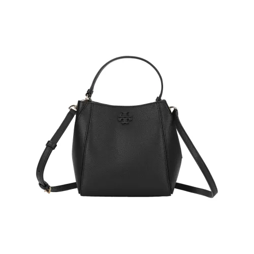 TORY BURCH McGraw Small Bucket Bag Black