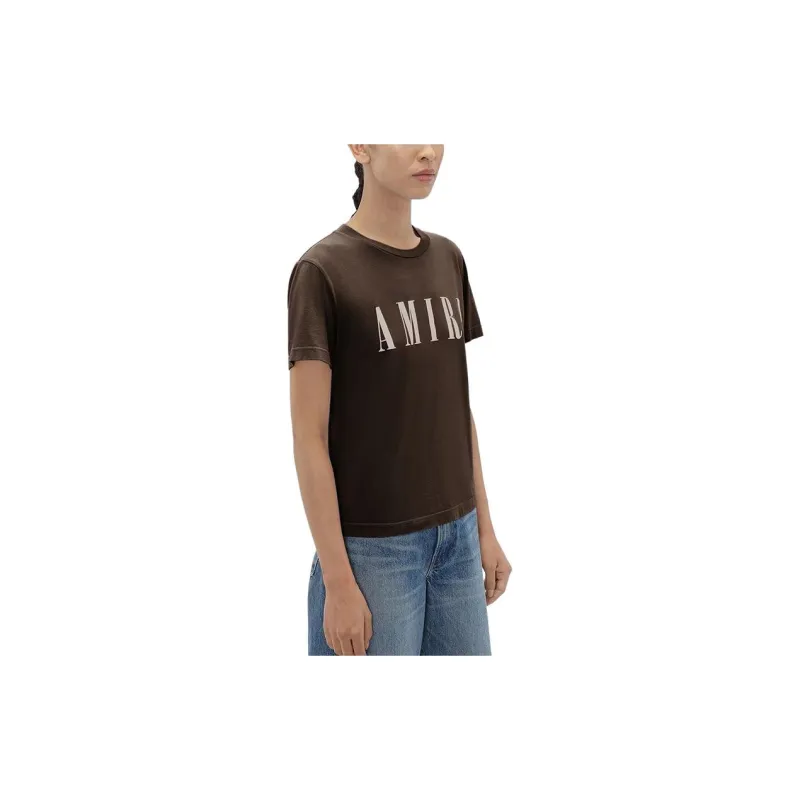 AMIRI Core Logo Slim Fit Tee 'Brown'-2