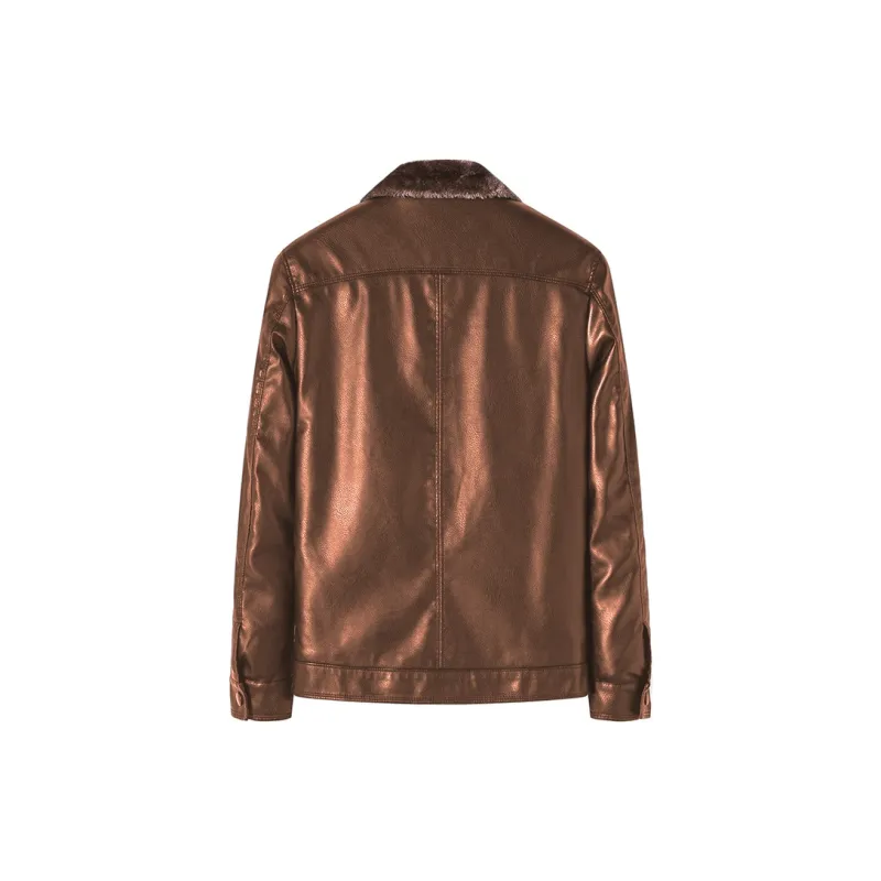 LISENPOK Leather Jackets Unisex-5