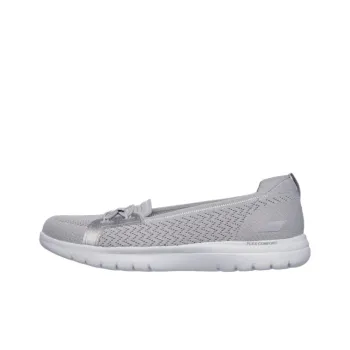 Skechers On The GO Fle Anti Slip Wear Resistant Low Top Casual Shoes Women's Gray