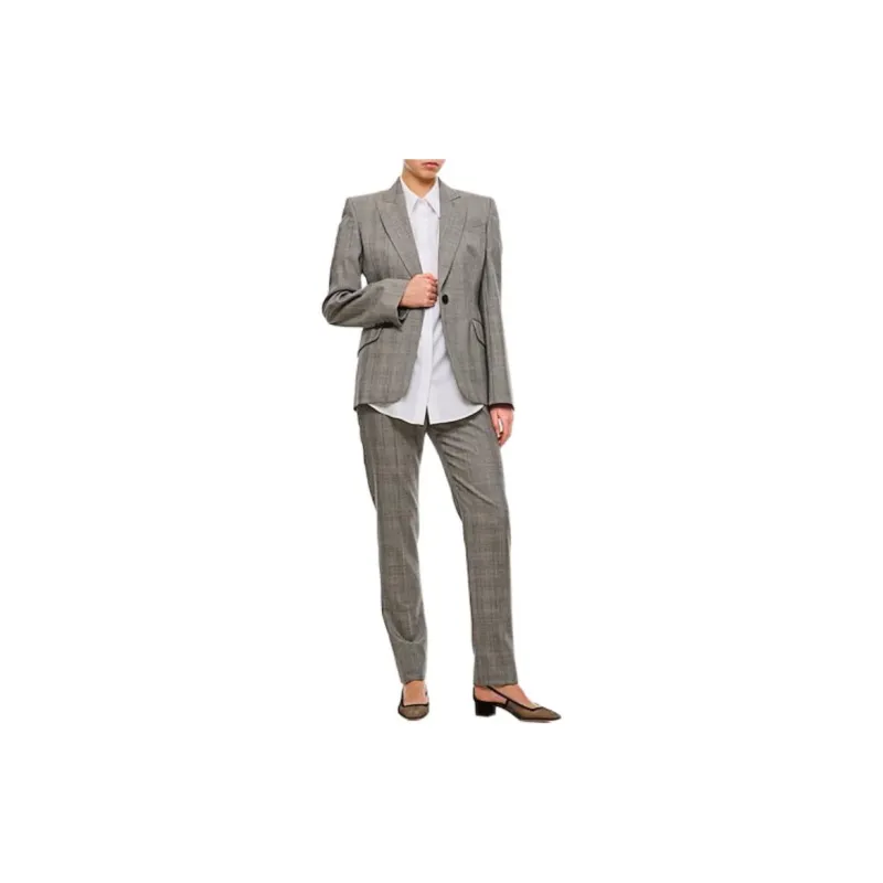 Alexander McQueen Prince Of Wales Single-breasted Blazer-1