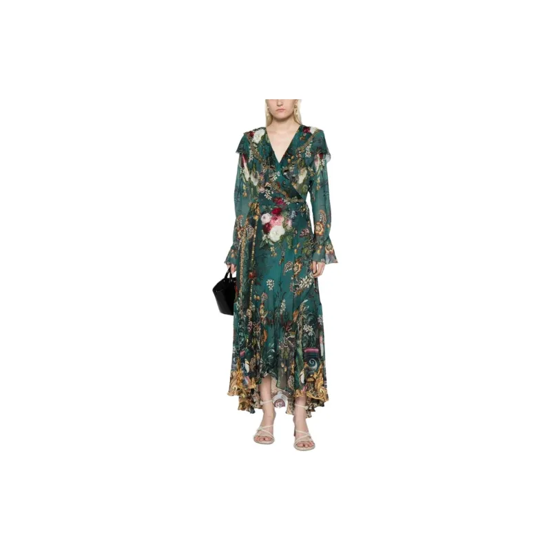 Camilla Verdis World Silk Wrap Dress-1