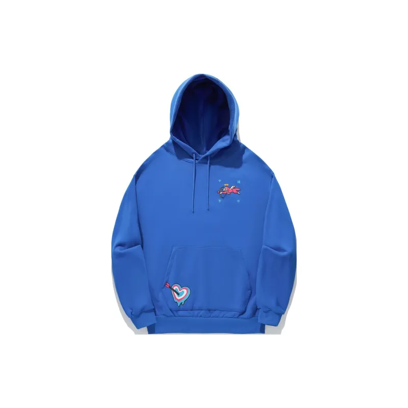 LiNing x ICECREAM Sweatshirt Unisex Color Blue-1