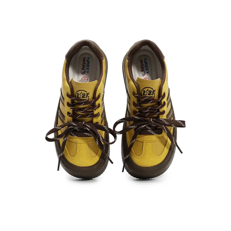 Dafu Leaps Forward German Army Trainers Anti-Slip And Wear-Resistant Breathable Low-Top Skateboard Shoes Women's-9