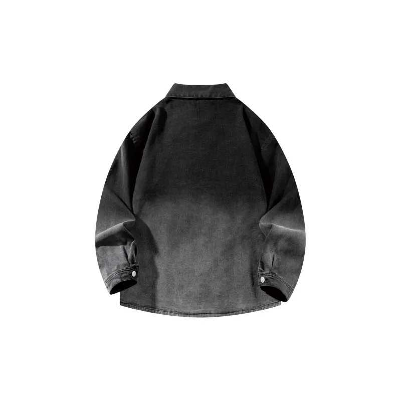 A.X.S.K Denim Jacket Unisex Black-1