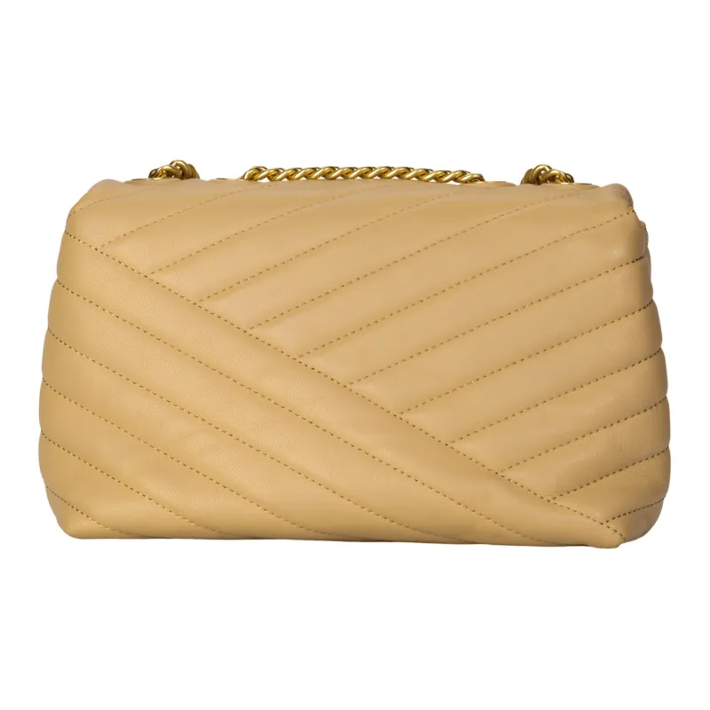 TORY BURCH Kira Sheepskin Crossbody Bag, Shoulder Bag Trumpets Women's Light Umber-2
