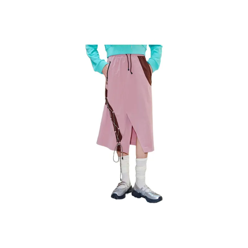 Coolhut Casual Long Skirt Women's Pink-1