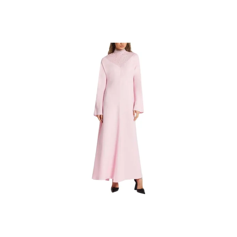 VERSACE Crystal embellished Silk Gown-1