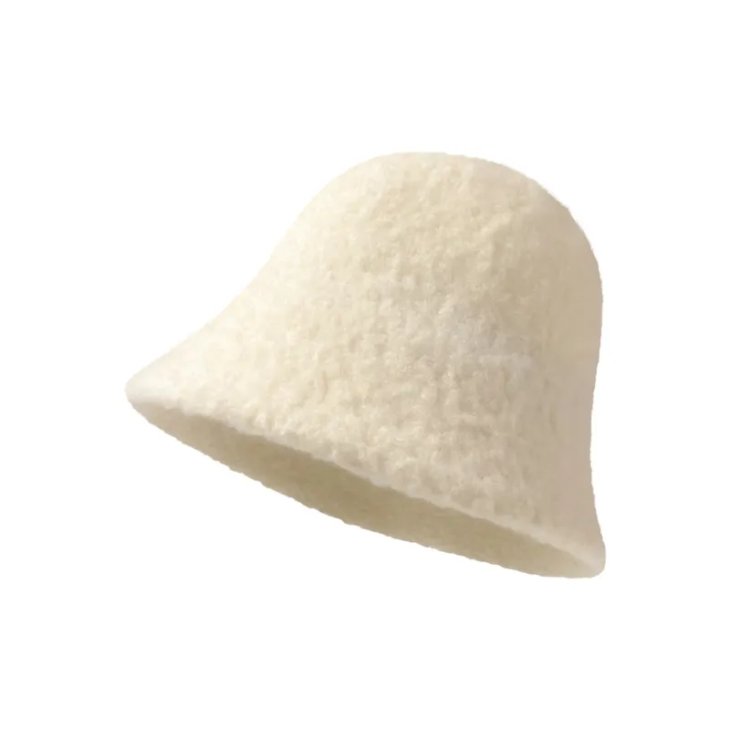 Big Head Planet Wool Bucket Hats Unisex-2