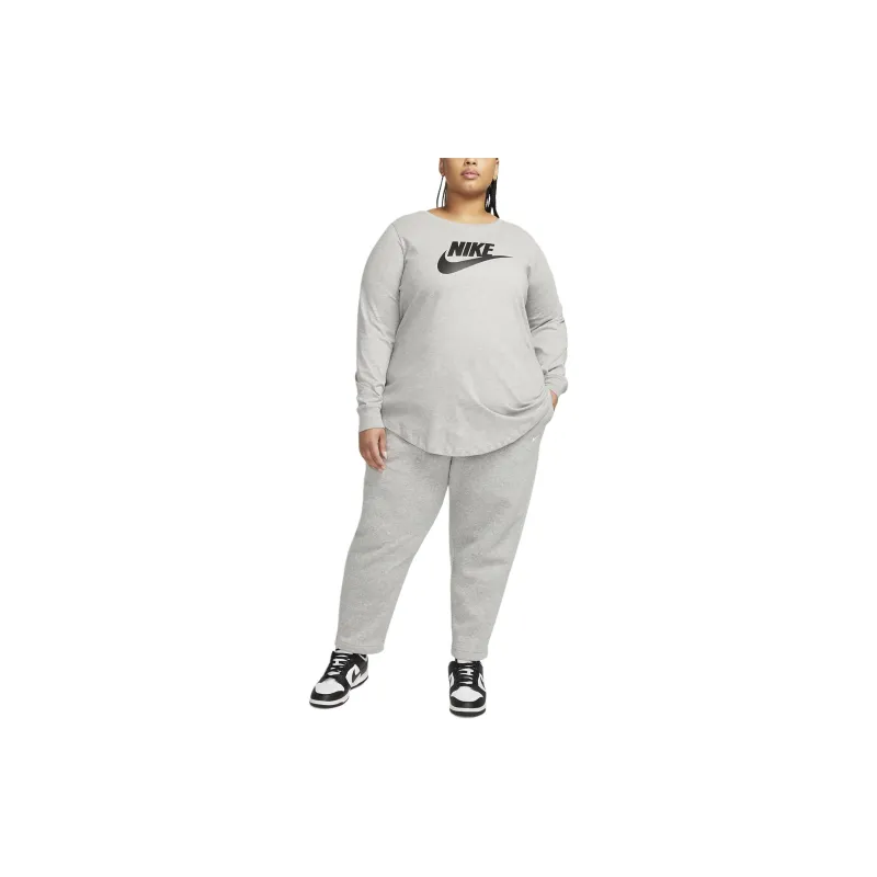 Nike Sportswear Club Women's Long Sleeve T Shirt Plus Size-2