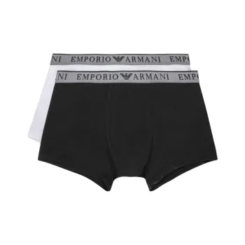 EMPORIO ARMANI FW24 Underpants Men's 2 Pack Black+White