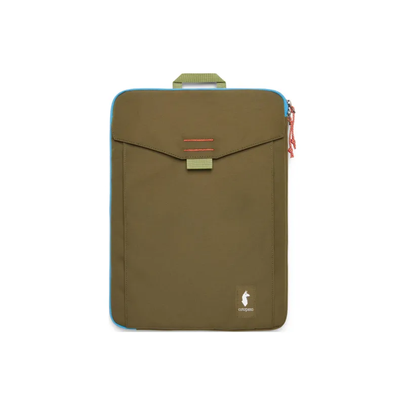 Cotopaxi Recycled Polyester Laptop Bag Unisex Forest Green-0
