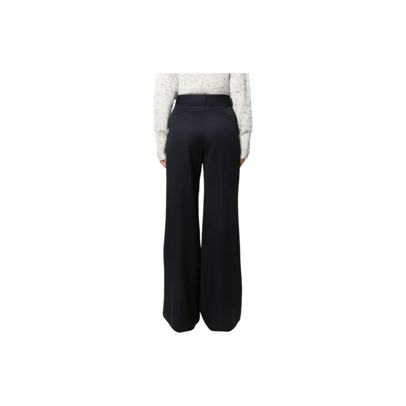 NILI LOTAN Pleat detail Wide leg Trousers-2