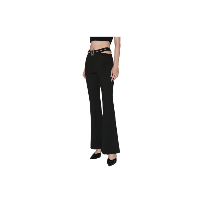Bebe Casual Pants Women's Black-1