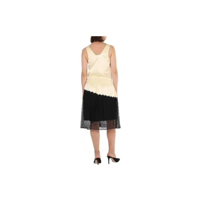 Burberry Sleeveless Dresses Women's Yellow-2
