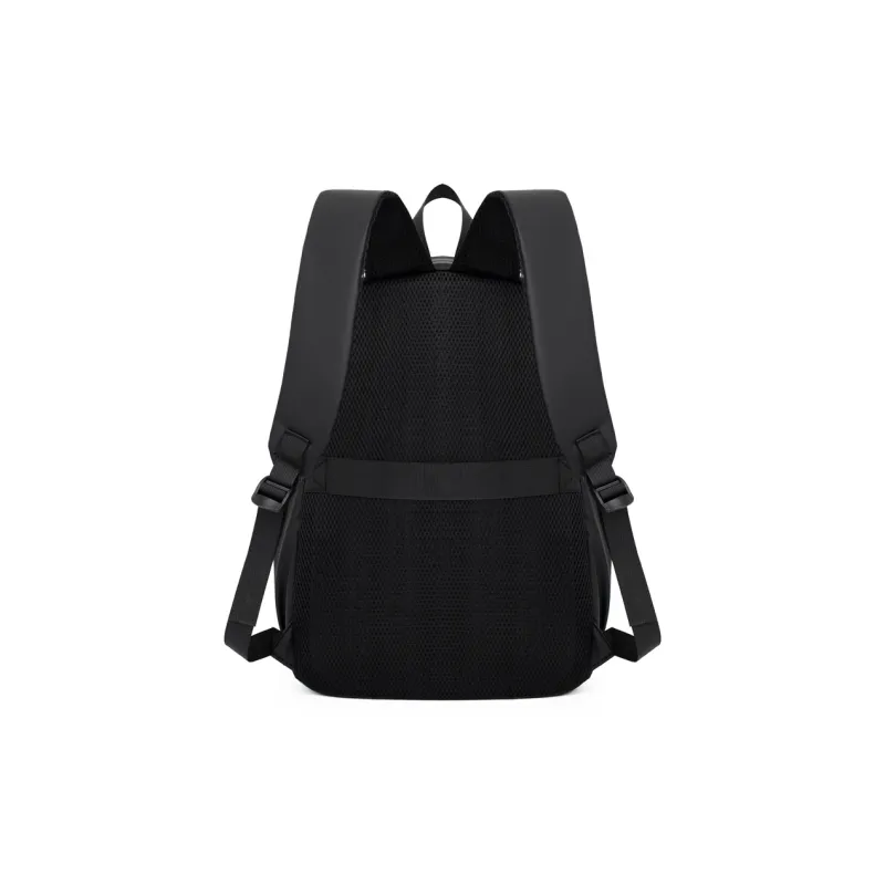 MingLu Oxford Backpack Regular Unisex Gray/Black-3