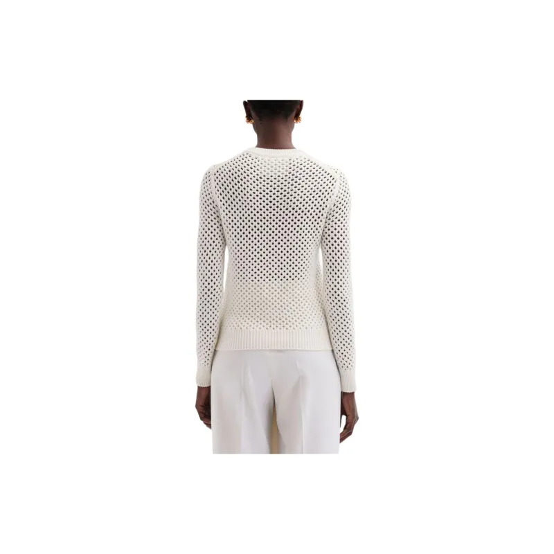 Oscar De La Renta Open-knit Crochet Rop-3