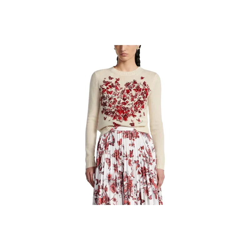 DIOR SS24 Cashmere Sweater Women's Ecru-3