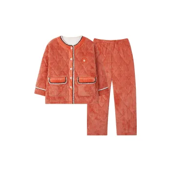 MIIOW Pajama Set Women's Orange Red