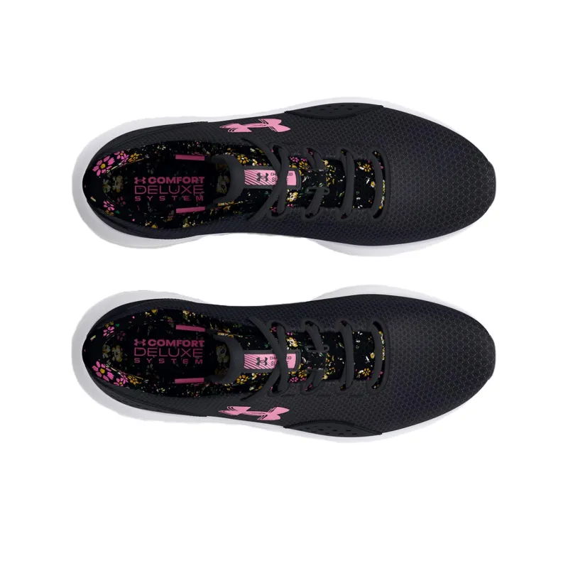 Under Armour Surge 4 Anti Slip Wear Resistant Low Top Running Shoes Women's Black-3