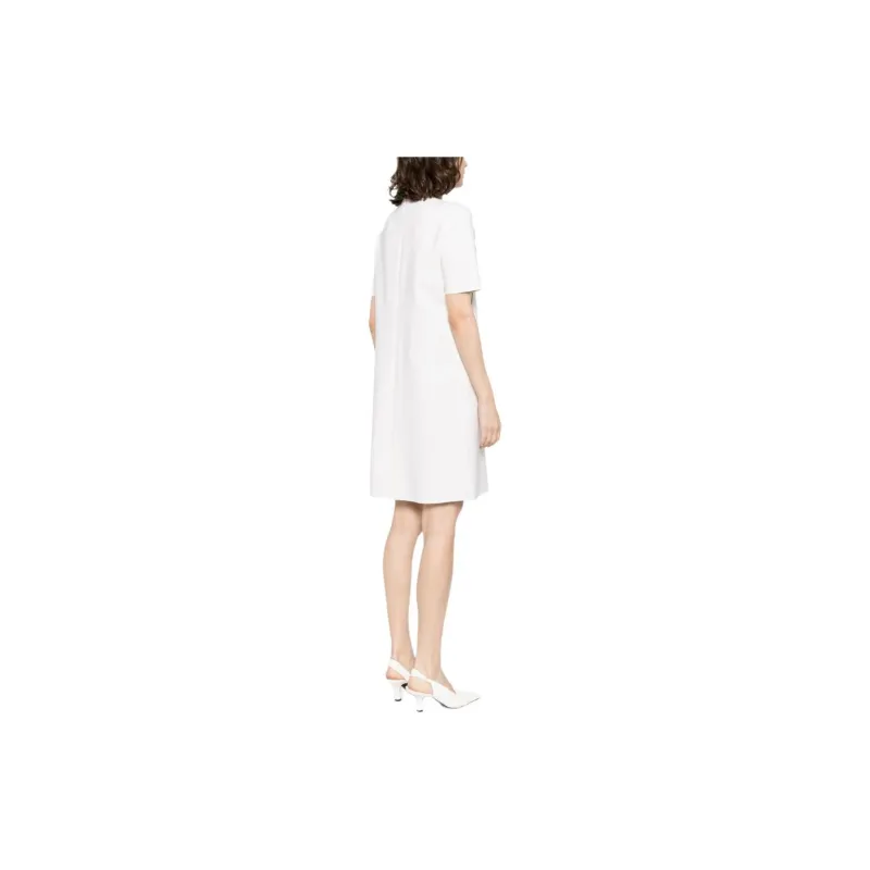 OSCAR DE LA RENTA Short-Sleeved Dresses Women's White-2