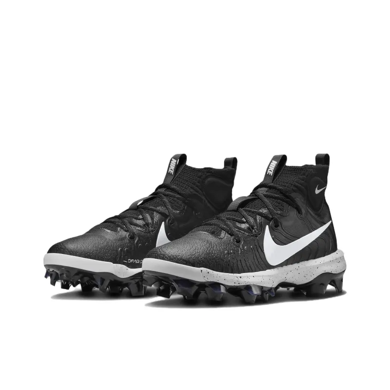 Nike Alpha Huarache Nxt Mcs Black Dark Smoke Grey White-2
