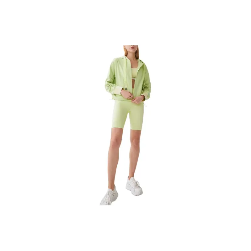 Particle Fever Sweatshirt Women's Lime Green-3
