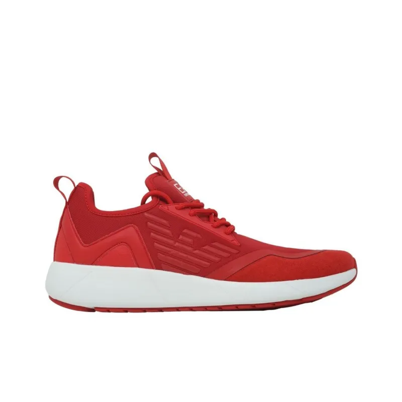 EMPORIO ARMANI EA7 Low Top Casual Shoes Men's Red-1