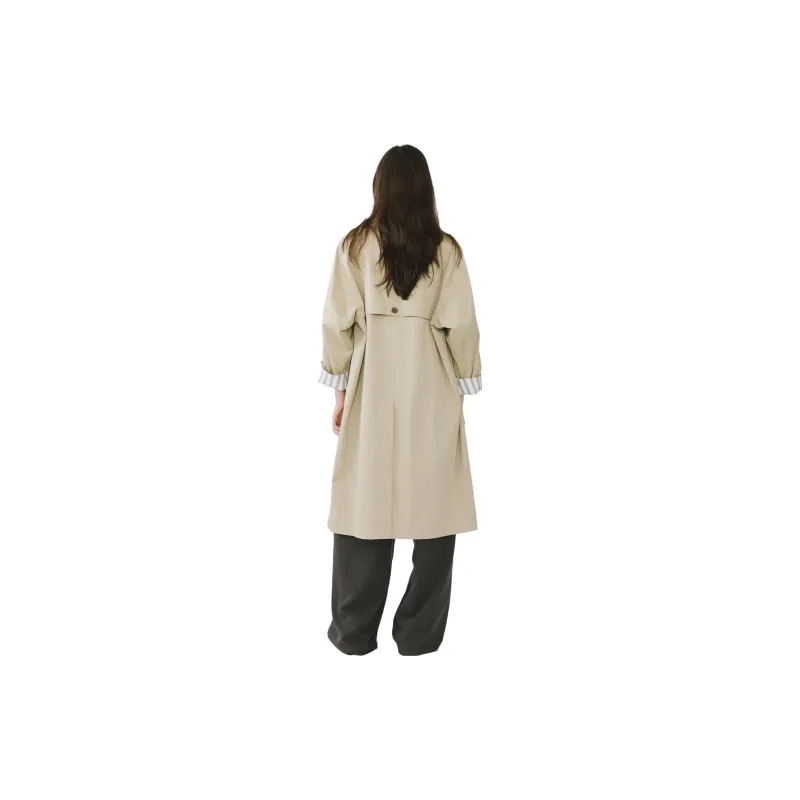 Cubic Trench Coats Women's-1