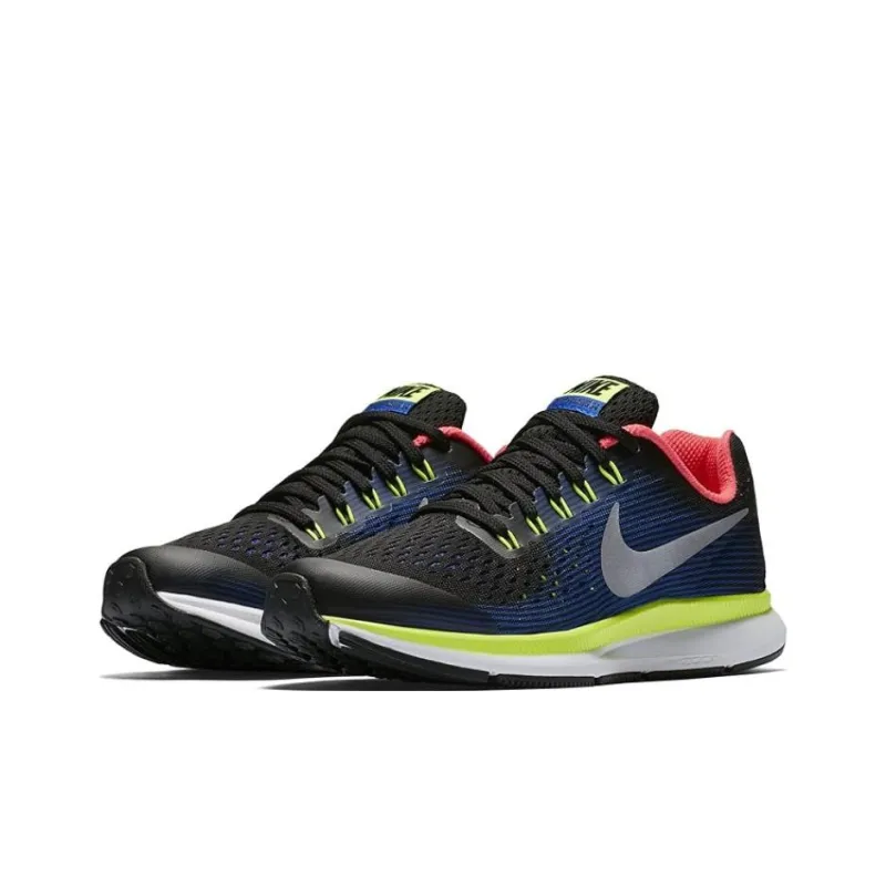 Nike Zoom Pegasus 34 Black Volt Racer Blue GS-2