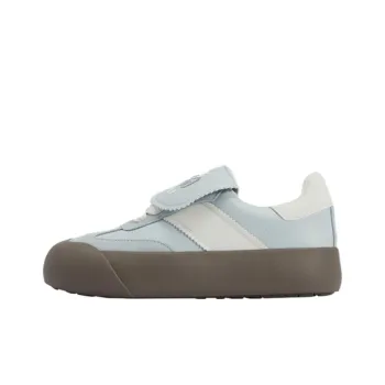 GOOD BAI Low Top Casual Shoes Unisex Light Blue Ecru