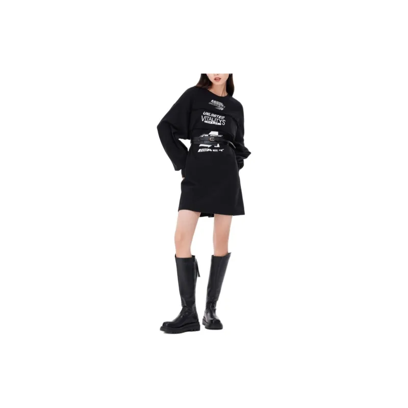 A21 Long Sleeved Dresses Women's-4