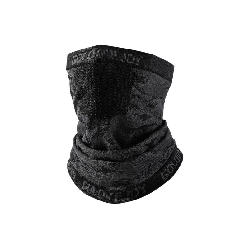 HNJ Riding Equipment Face Masks Unisex Polyamide, Elastane, Polyester Black, Yellow-6