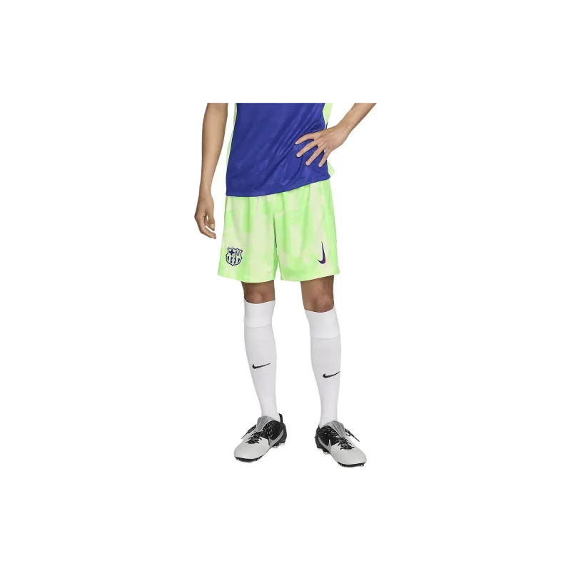 Nike FCDri Fit FW24 Soccer Bottoms Men's Light Yellow/Stone Gray Pink/Royal-1