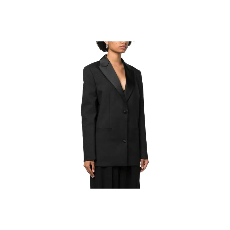 OFF-WHITE Single-Breasted Long-Sleeved Blazer-4