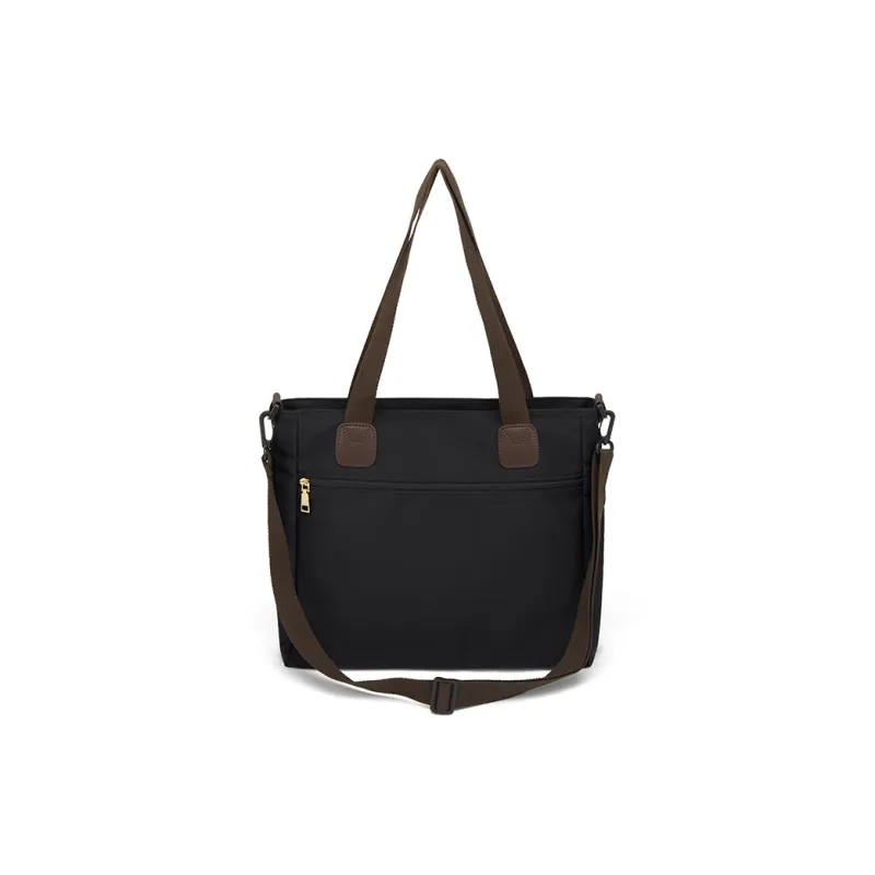 CinvaiKrose Fabric Canvas Tote Bag, Tote Bag, Shopping Bag, Crossbody Bag, Shoulder Bag Large Size Women's Black-3