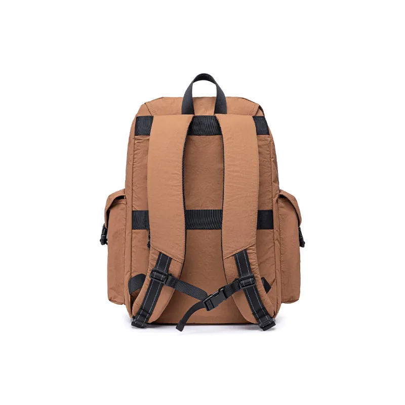 WINNER Nylon Backpack Large Size Unisex Brown/Black-3