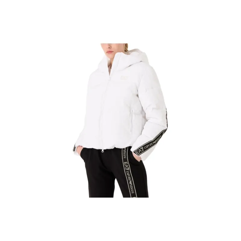 EMPORIO ARMANI EA7 SS24 Puffer Jacket Women's Black-7