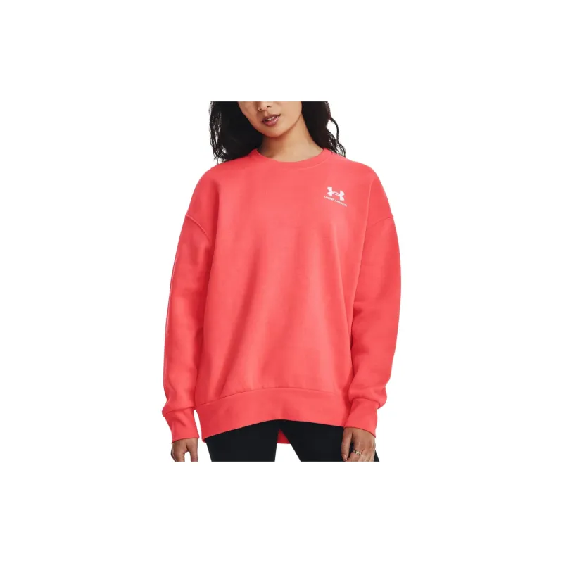 Under Armour Essential Sweatshirts Women's Pink-3