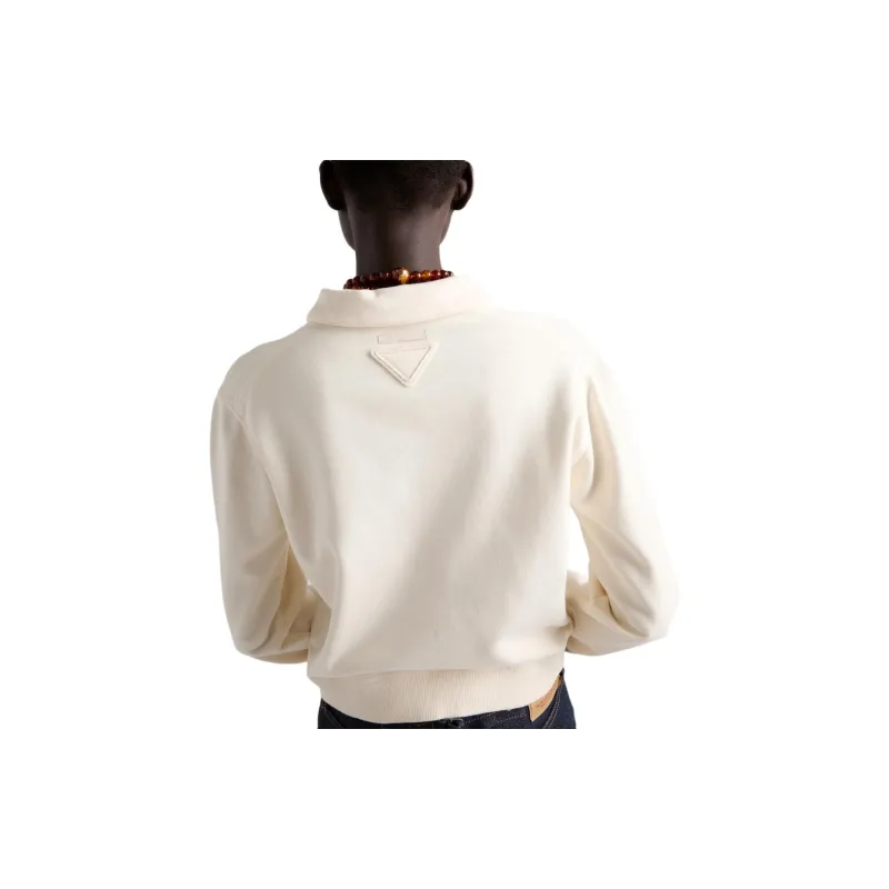 PRADA FW24 Polo Shirt Women's Beige-3
