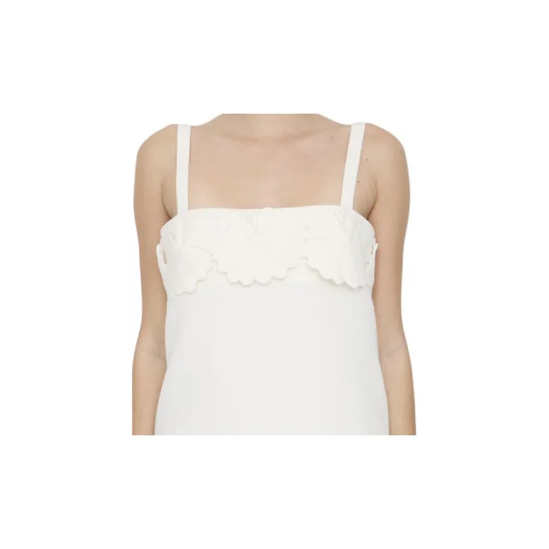 Valentino Crepe Couture Sleeveless Mini Dress-4