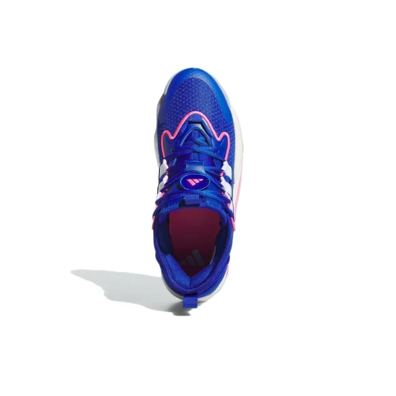 Adidas BYW Select Anti-Slip Wear-Resistant Mid-Top Basketball Shoes Unisex Blue-3