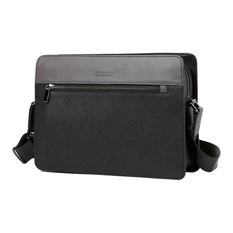 AMERICAN TOURISTER PU Crossbody Bag Unisex Black-1