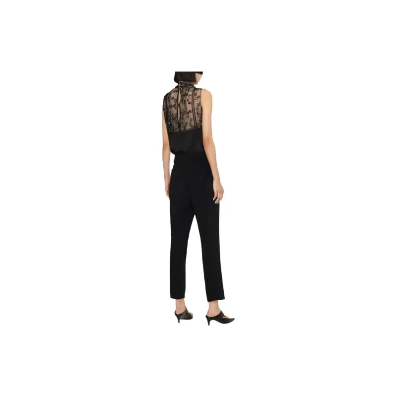 JIL SANDER Mid Rise Tailored Cropped Trousers-1