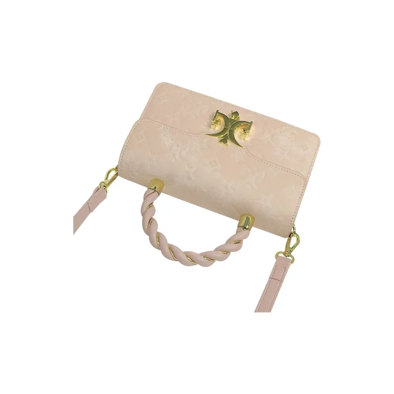 MACK JODAER Synthetic Leather Handbag Women's Peach Blossom-5