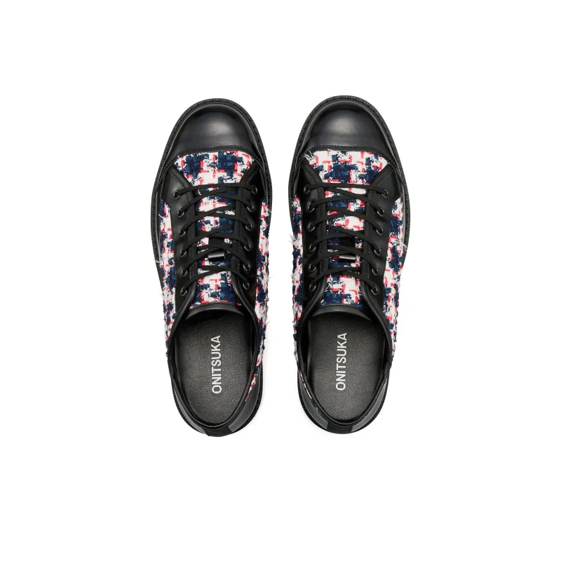Onitsuka Tiger Blucher Lo Anti Slip And Wear Resistant Breathable Low Top Casual Shoes Unisex Black-3