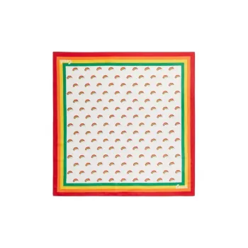 COACH Silk Scarves Unisex Multicolor