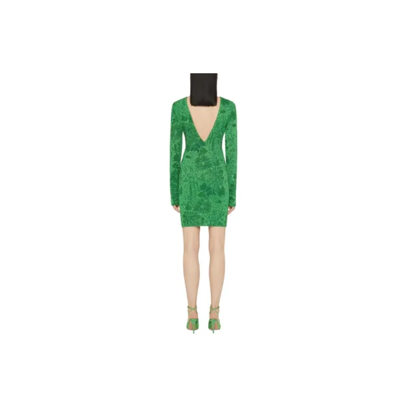 Givenchy Lurex Floral Jacquard Dress-3