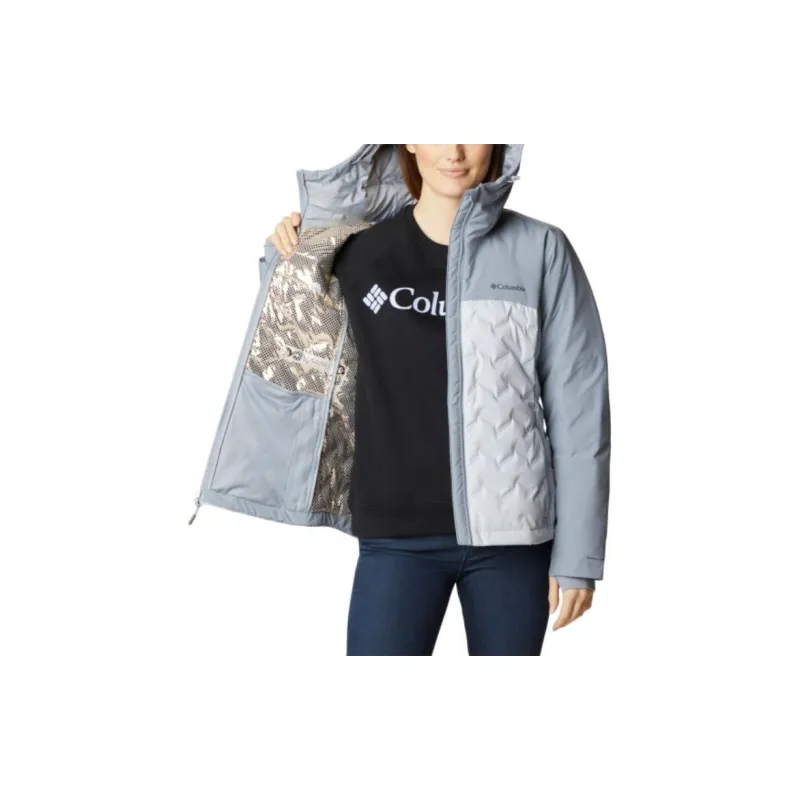 Columbia Down Jackets Women's Steel Blue-1