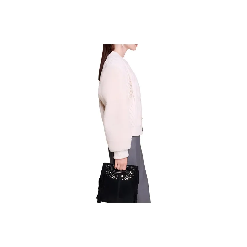Maje Jackets Women's Beige-2